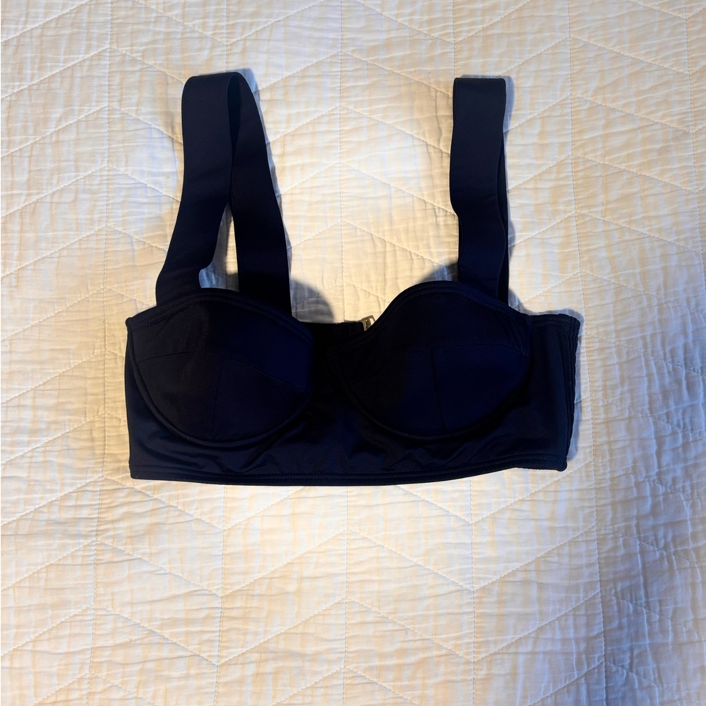 Kate Spade Navy Blue Bikini Top